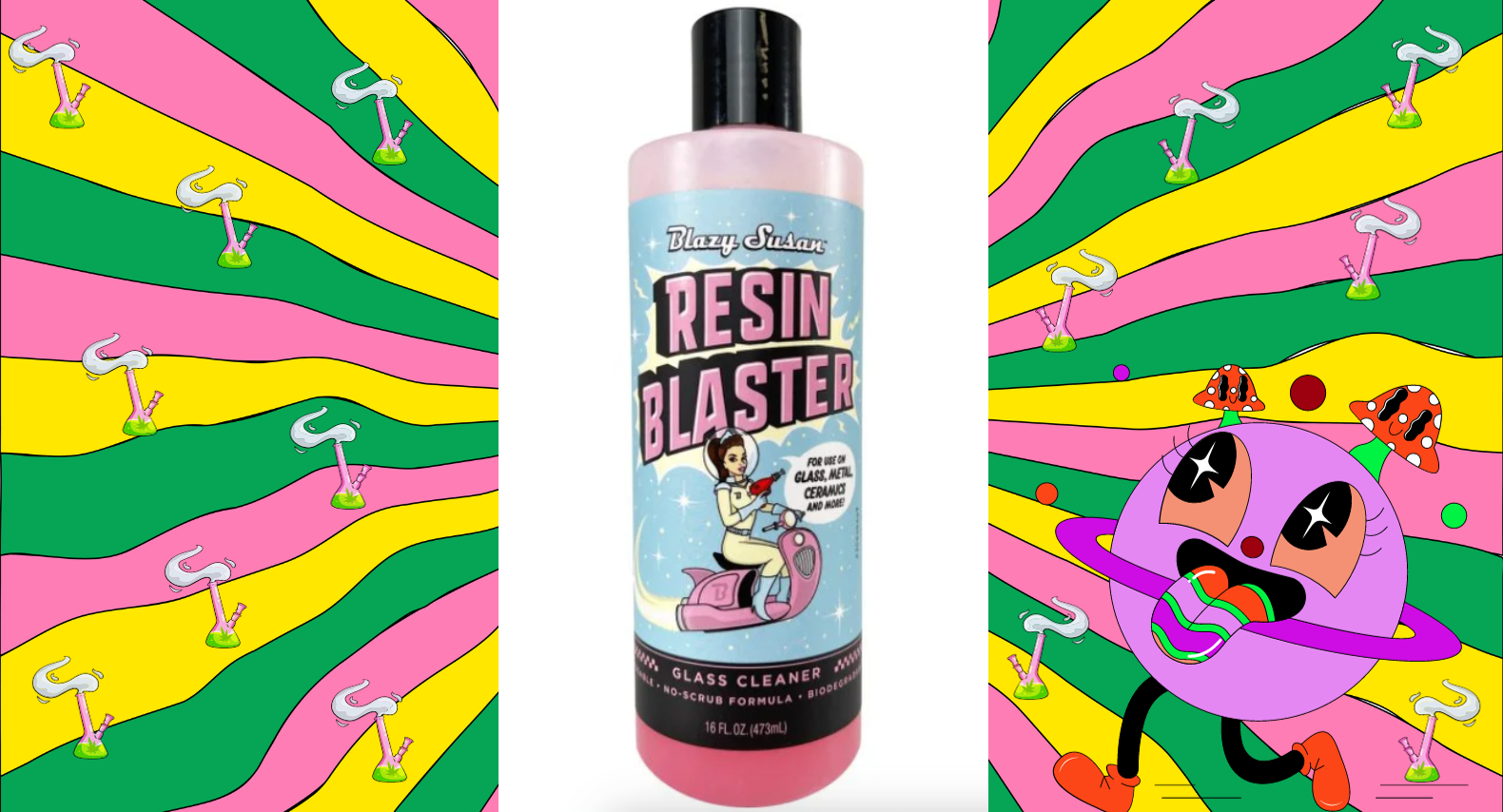 Resin Blaster Glass Cleaner, Blazy Susan